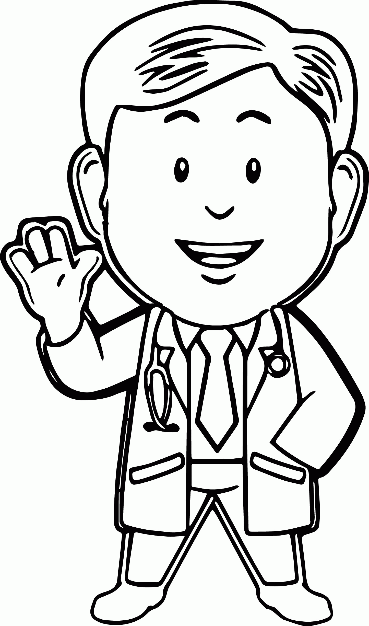 A Doctor Coloring Page Printable Sheets Doctor Wecoloringpage gif 2021 a 0231 Coloring4free