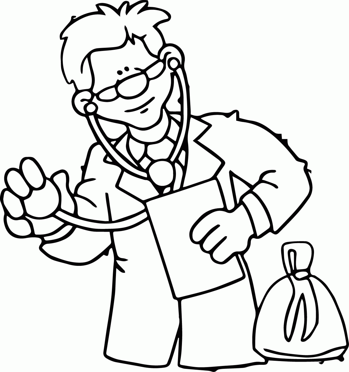 A Doctor Coloring Page Printable Sheets Free Occupations Doctor Page 2021 a 0240 Coloring4free