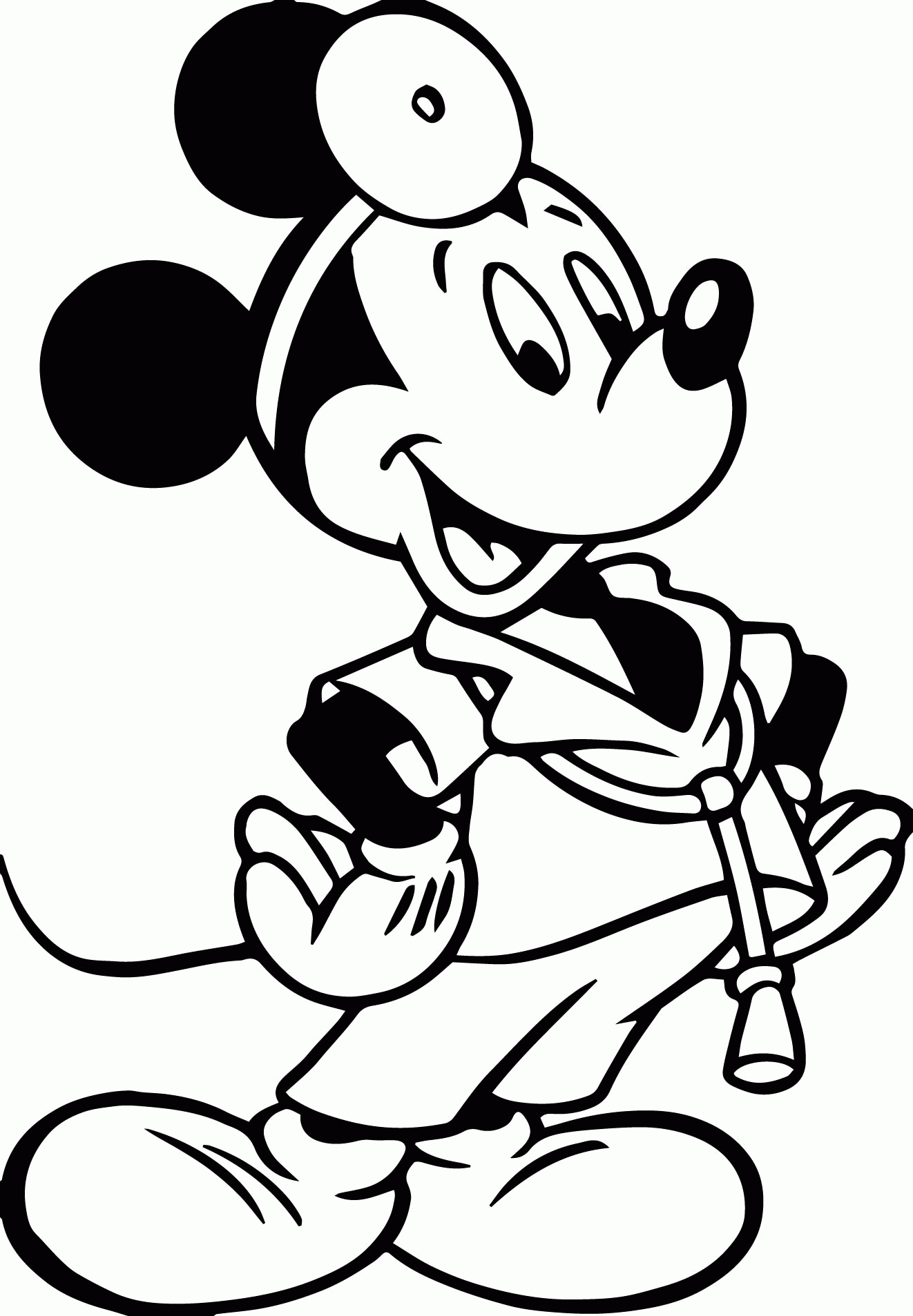 A Doctor Coloring Page Printable Sheets Mickey A Doctor Page 2021 a 0243 Coloring4free