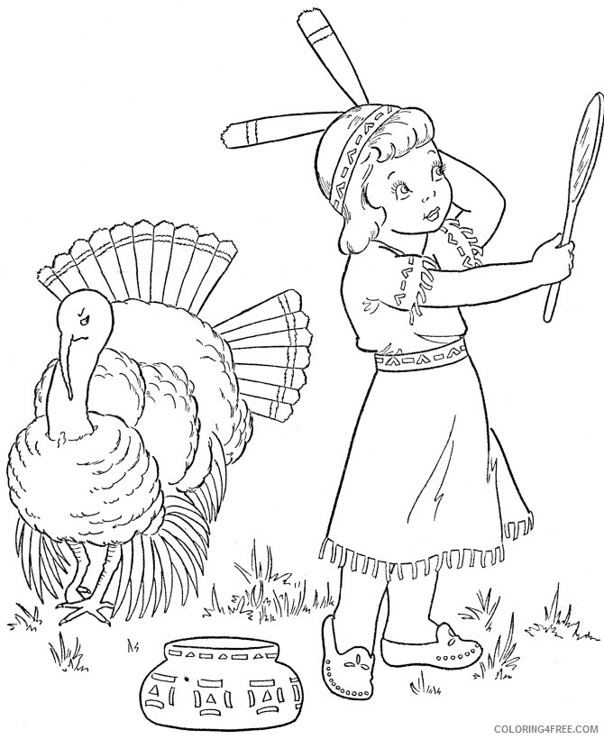 A Pic of a Turkey Printable Sheets Free Thanksgiving Turkey Page 2021 a 0251 Coloring4free