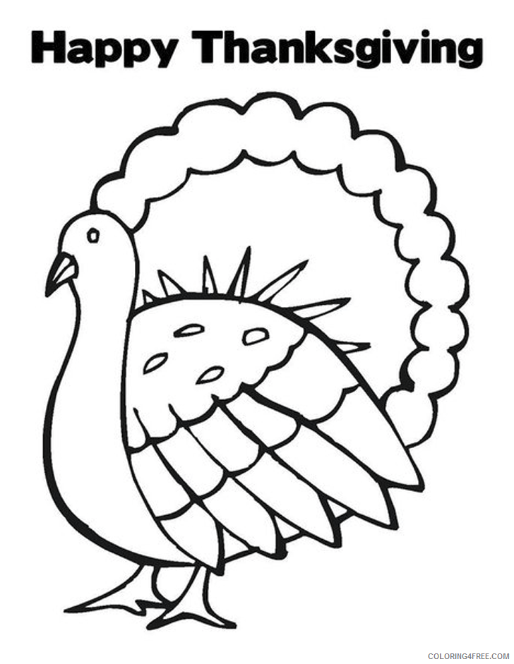 A Pic of a Turkey Printable Sheets Happy Thanksgiving Turkey Pages 2021 a 0253 Coloring4free