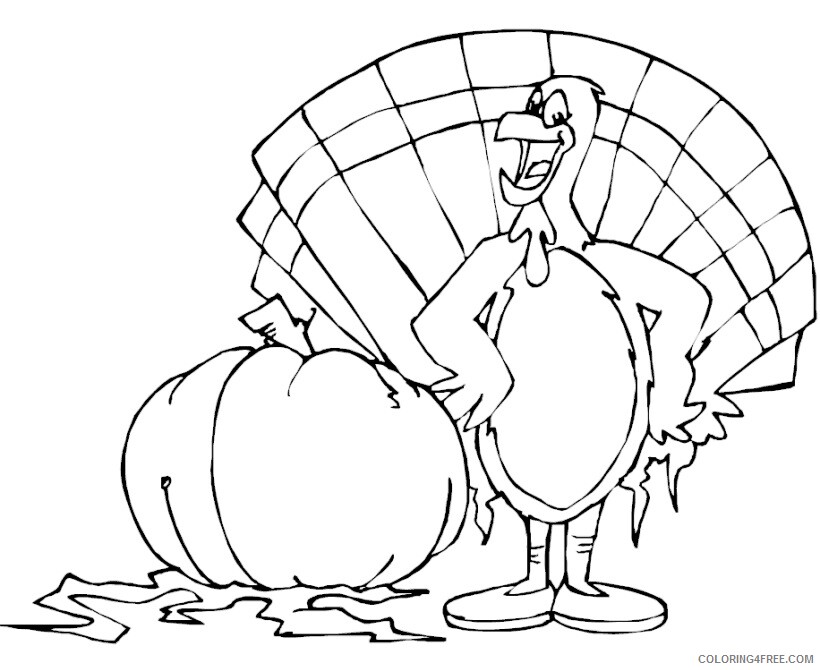 A Pic of a Turkey Printable Sheets Printables Thanksgiving Turkey Pages 2021 a 0257 Coloring4free