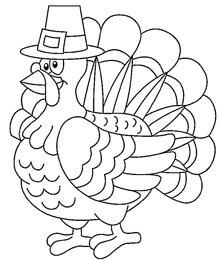 A Pic of a Turkey Printable Sheets Thanksgiving Turkey to 2021 a 0264 Coloring4free