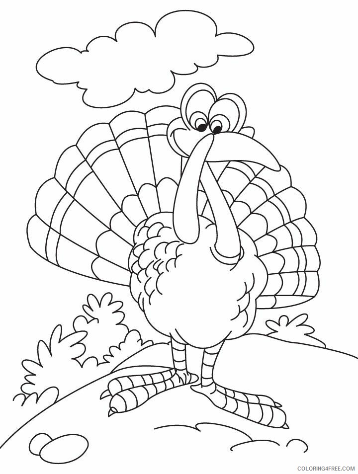 A Pic of a Turkey Printable Sheets Thanksgiving turkey page Download 2021 a 0262 Coloring4free