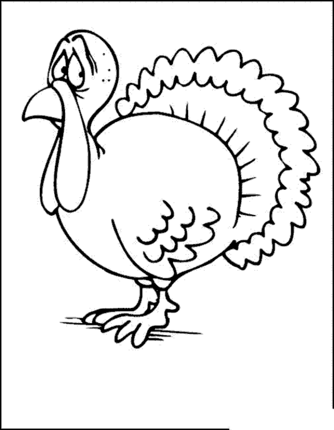 A Pic of a Turkey Printable Sheets Turkey for Kids 2021 a 0267 Coloring4free
