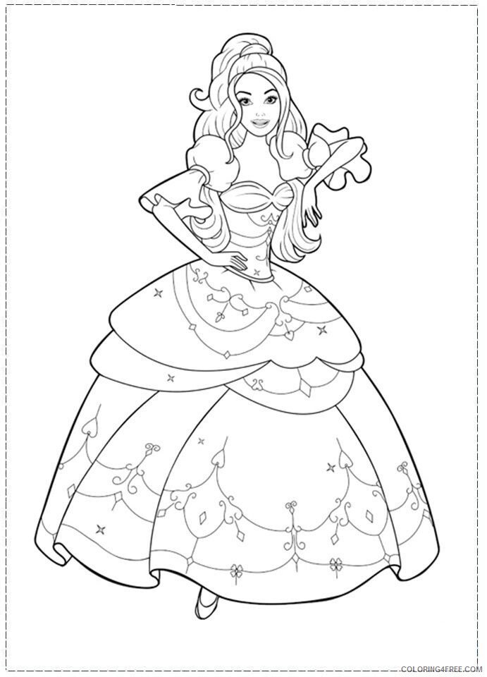 A Picture of Barbie Printable Sheets Barbie page jpg 2021 a 0538 Coloring4free