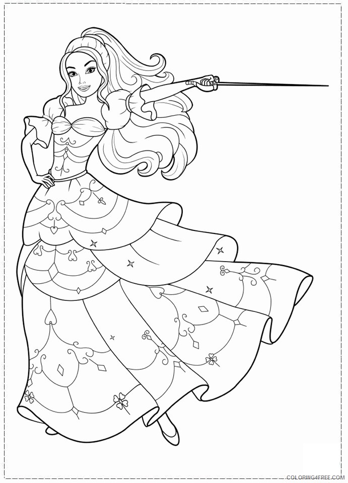 A Picture of Barbie Printable Sheets Barbie page2 jpg 2021 a 0539 Coloring4free