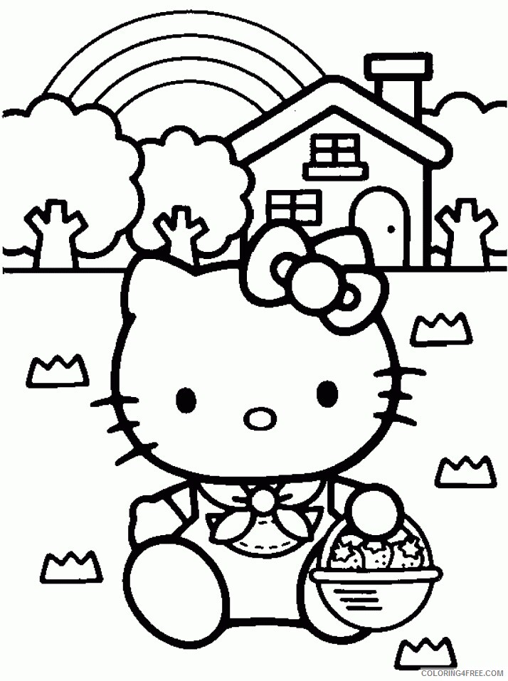 A Picture of Hello Kitty Printable Sheets Hello Kitty Free Pages 2021 a 0567 Coloring4free