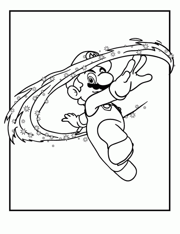 A Picture of Mario Printable Sheets Mario Best Coloring 2021 a 0574 Coloring4free