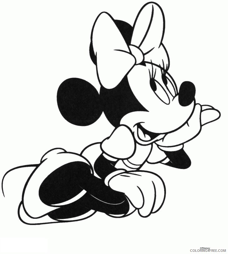 A Picture of Minnie Mouse Printable Sheets And Minnie Mouse Kissing Disney 2021 a 0592 Coloring4free