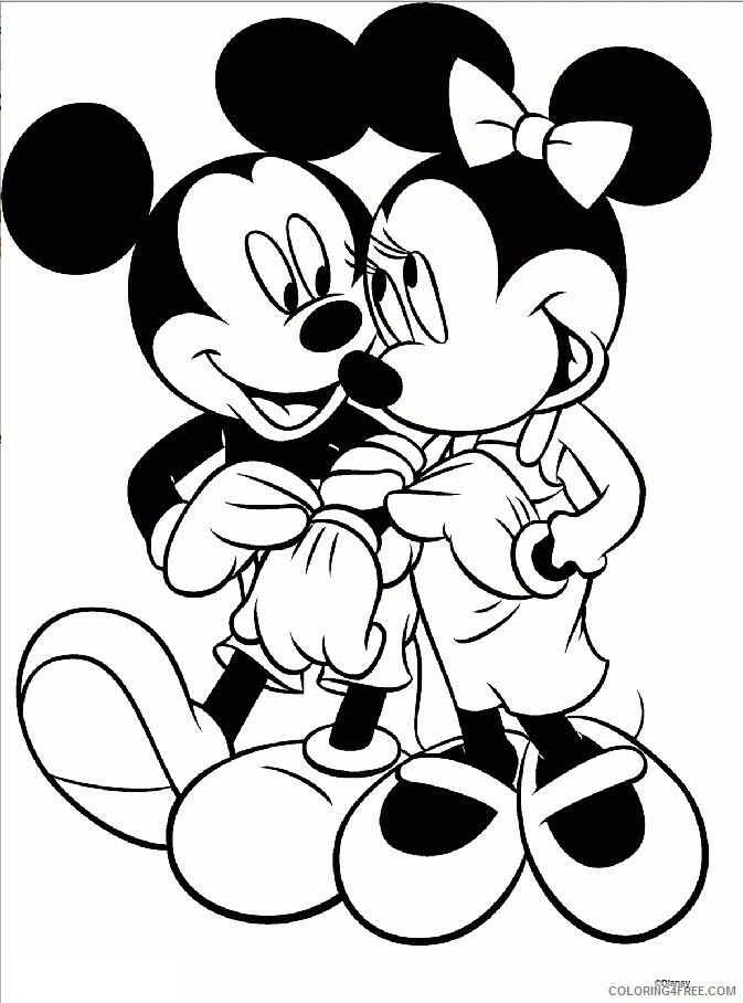 A Picture of Minnie Mouse Printable Sheets Mickey and Minnie Mouse Coloring 2021 a 0597 Coloring4free