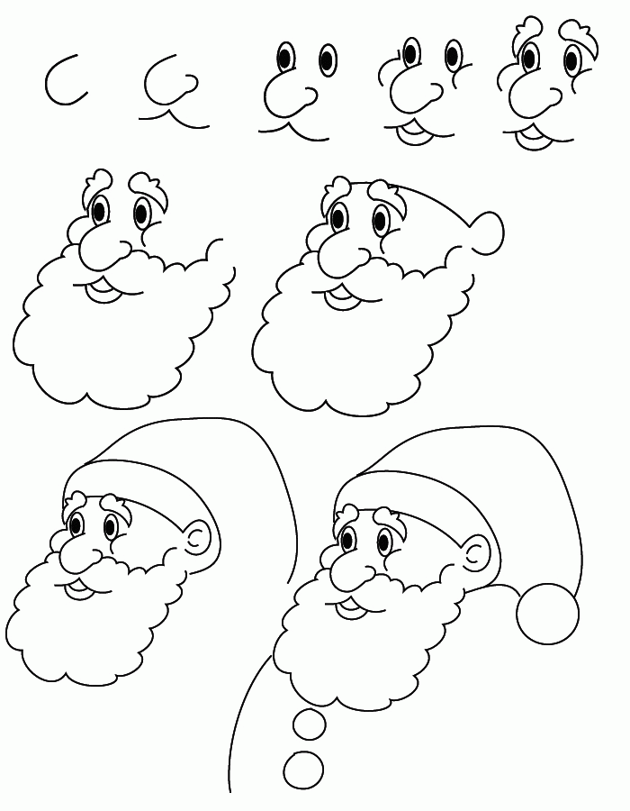 A Picture of Santa Claus Printable Sheets Drawing Santa Claus gif 2021 a 0612 Coloring4free