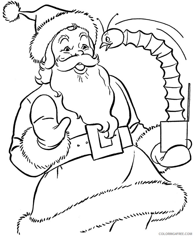 A Picture of Santa Claus Printable Sheets Free Printable Santa Claus Coloring 2021 a 0613 Coloring4free