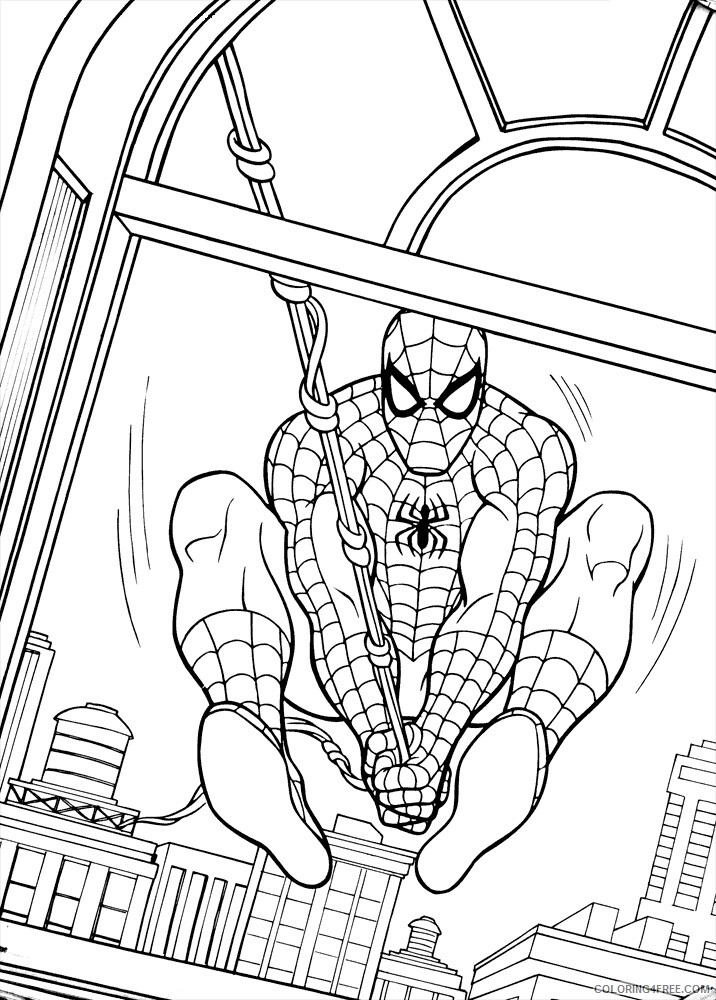 A Picture of Spiderman Printable Sheets SpiderMan 4 SpiderMan 2021 a 0632 Coloring4free