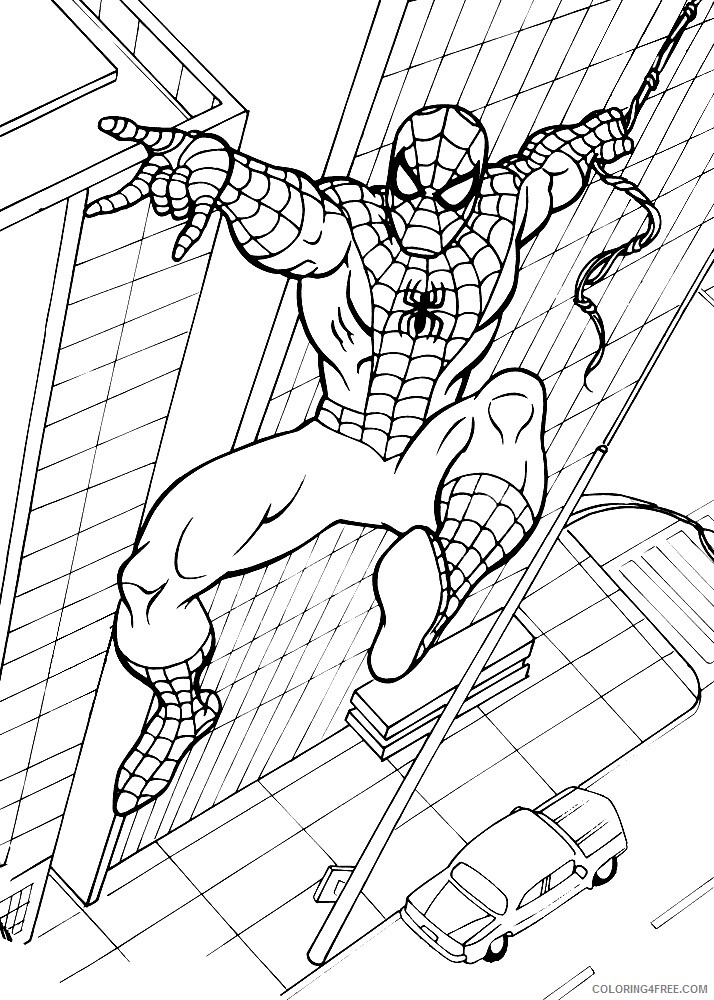 A Picture of Spiderman Printable Sheets SpiderMan 9 SpiderMan 2021 a 0635 Coloring4free