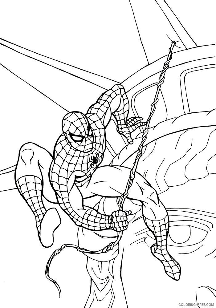 A Picture of Spiderman Printable Sheets SpiderMan 9 SpiderMan 2021 a 0637 Coloring4free