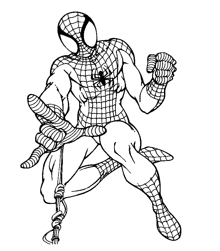 A Picture of Spiderman Printable Sheets Spiderman gif 2021 a 0639 Coloring4free