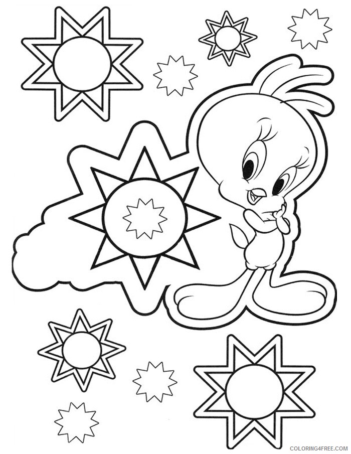 A Picture of Tweety Bird Printable Sheets Baby Tweety Disney Pages 2021 a 0647 Coloring4free