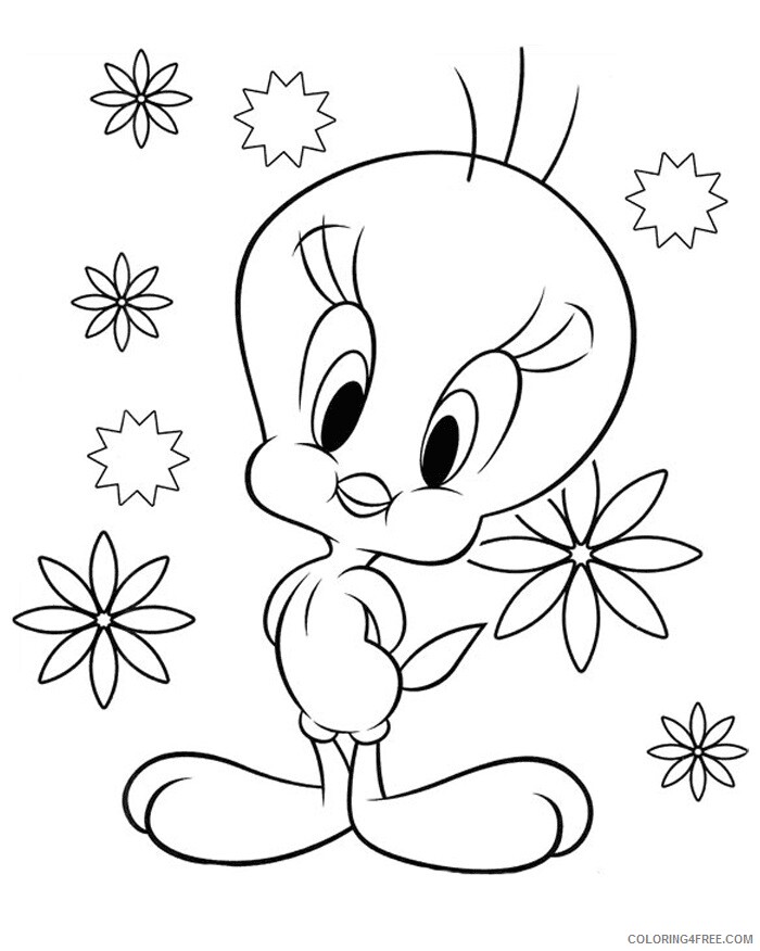 A Picture of Tweety Bird Printable Sheets Tweety Tweety Bird page 2021 a 0659 Coloring4free