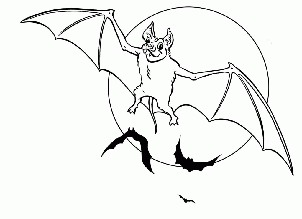 A Picture of a Bat Printable Sheets Bat Page Free Coloring 2021 a 0276 Coloring4free