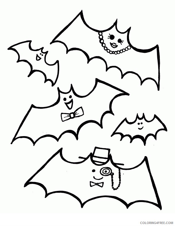 A Picture of a Bat Printable Sheets Halloween Bat Free 2021 a 0280 Coloring4free
