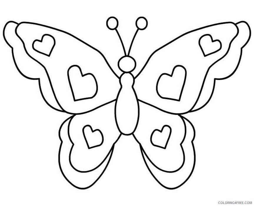 A Picture of a Butterfly Printable Sheets Butterfly – 700×863 2021 a 0284 Coloring4free