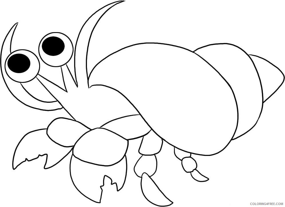 A Picture of a Crab Printable Sheets Crab Pages 2021 a 0311 Coloring4free