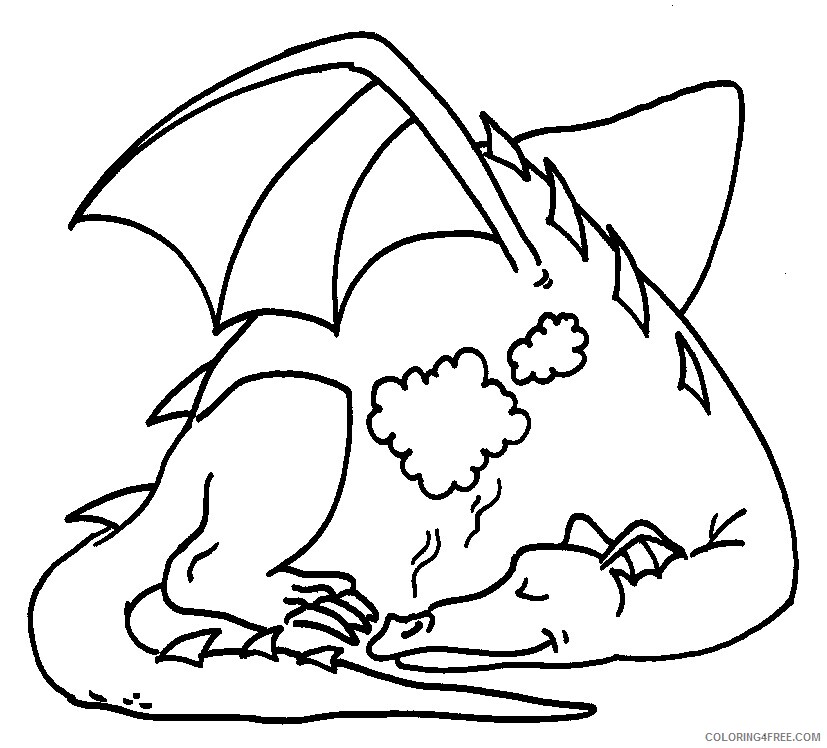 A Picture of a Dragon Printable Sheets Dragon 58 271562 2021 a 0338 Coloring4free
