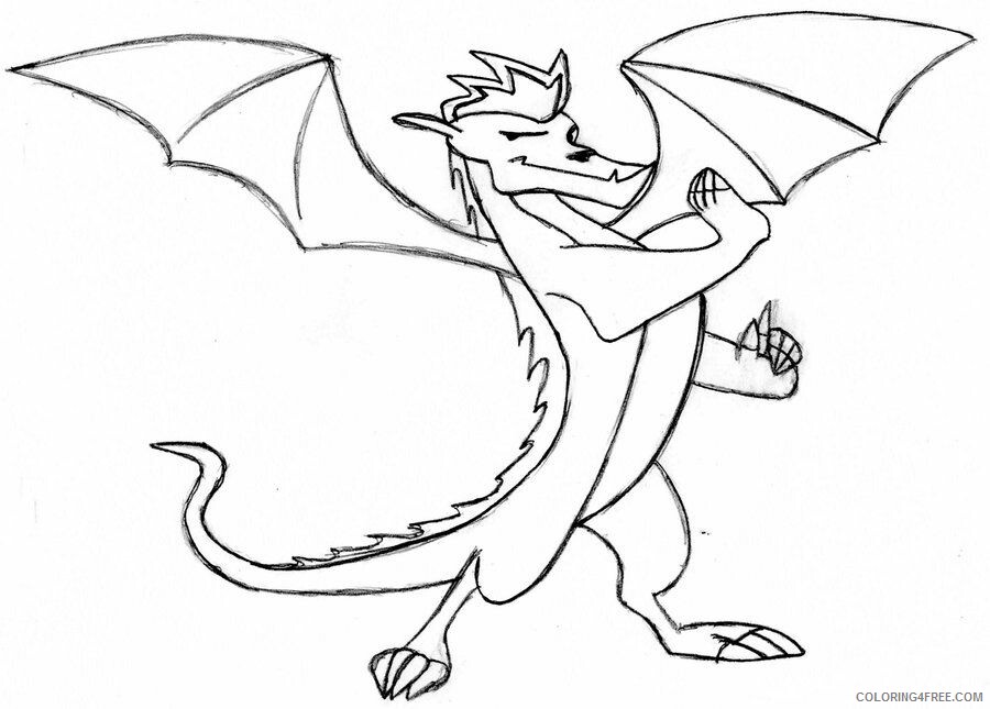A Picture of a Dragon Printable Sheets Free Printable Dragon Pages 2021 a 0341 Coloring4free