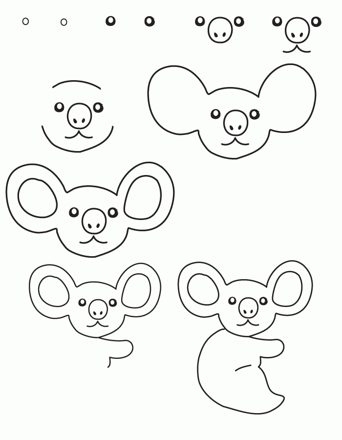 A Picture of a Koala Printable Sheets Drawing koala gif 2021 a 0381 Coloring4free