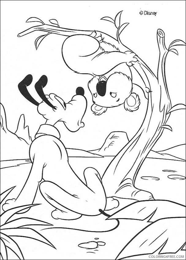 A Picture of a Koala Printable Sheets Mickey Mouse Pluto 2021 a 0400 Coloring4free