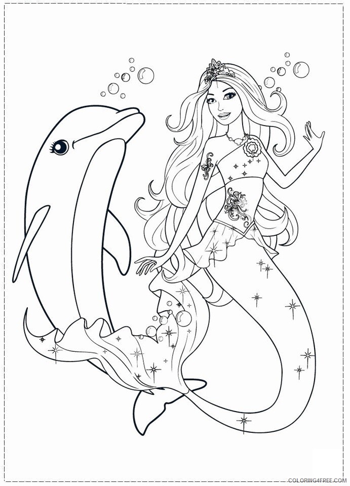 A Picture of a Mermaid Printable Sheets Barbie in a Mermaid Tale 2021 a 0405 Coloring4free
