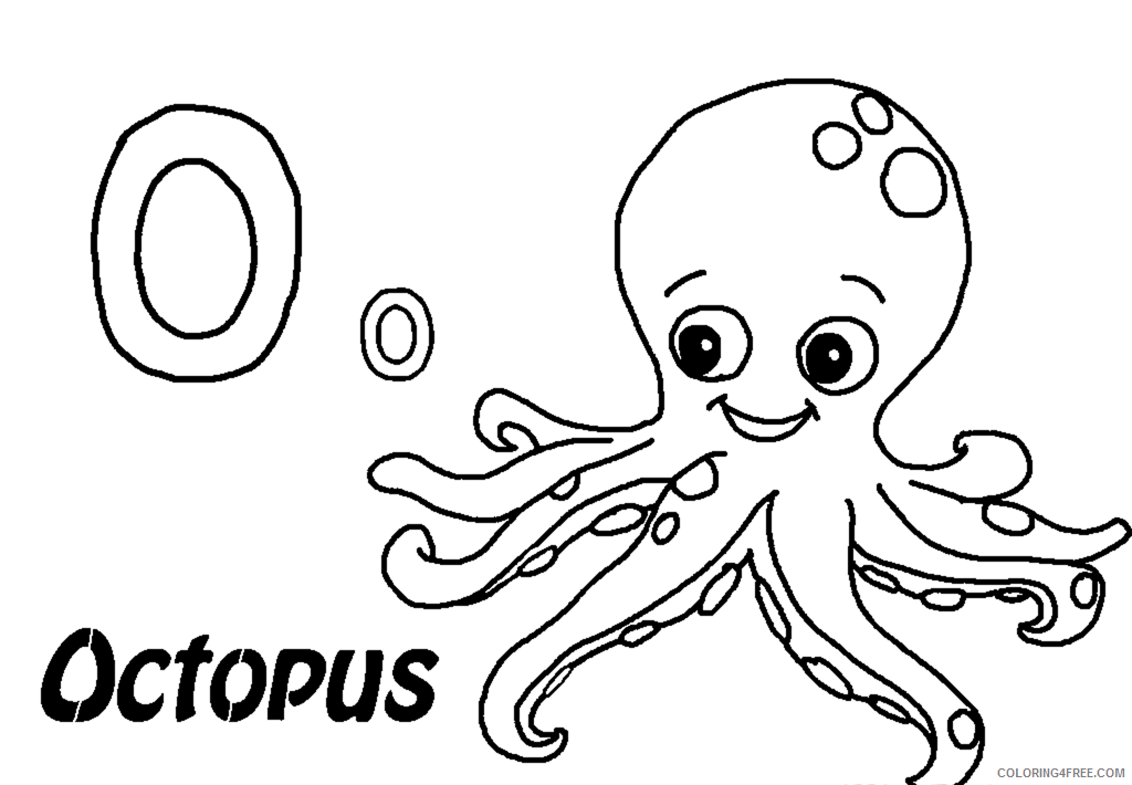 A Picture of a Octopus Printable Sheets Download Octopus Page Free 2021 a 0420 Coloring4free