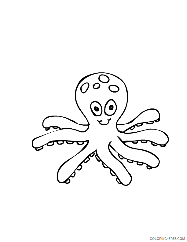 A Picture of a Octopus Printable Sheets Octopus Free Printable 2021 a 0431 Coloring4free