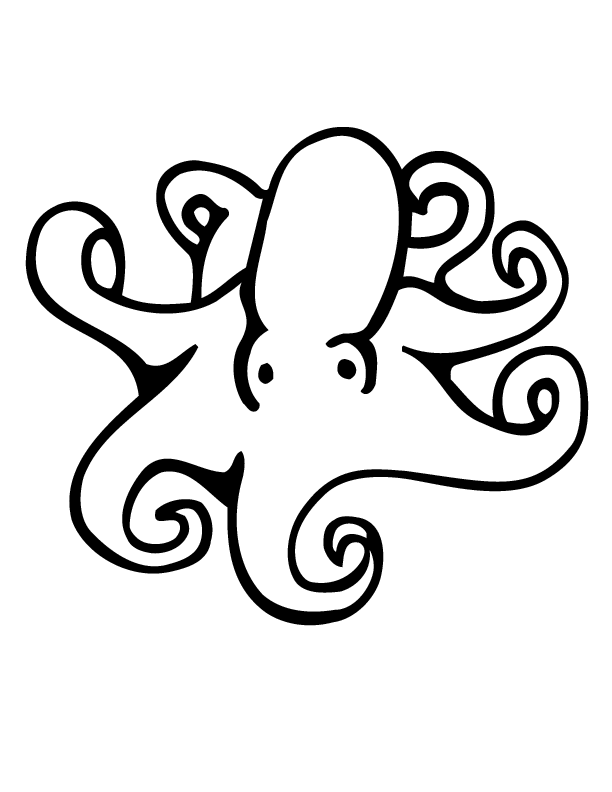 A Picture of a Octopus Printable Sheets Octopus Page Panda 2021 a 0430 Coloring4free