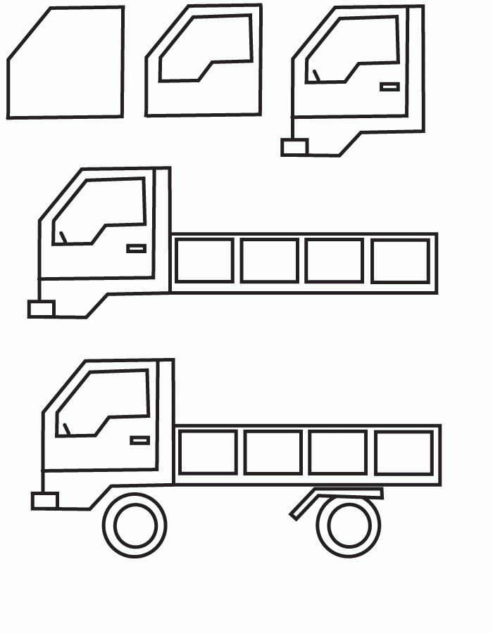 A Picture of a Truck Printable Sheets Drawing truck gif 2021 a 0455 Coloring4free