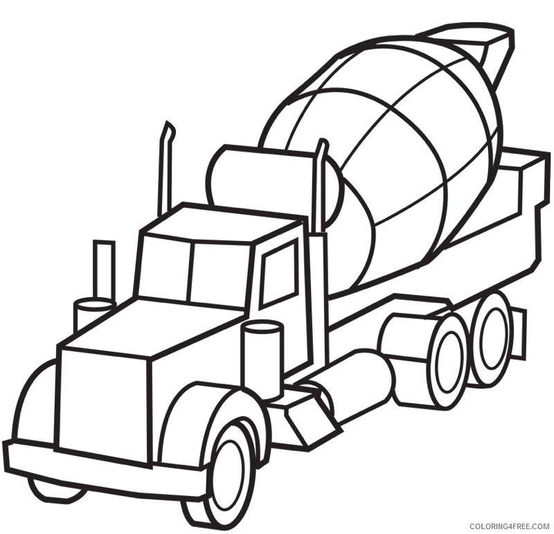 A Picture of a Truck Printable Sheets Fire Truck Page 2021 a 0459 Coloring4free