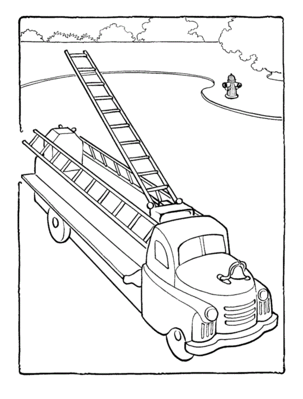 A Picture of a Truck Printable Sheets Free Printable Fire Truck Coloring 2021 a 0462 Coloring4free