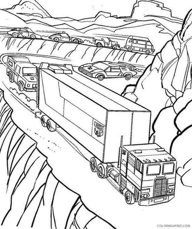 A Picture of a Truck Printable Sheets Truck 31 Free 2021 a 0478 Coloring4free