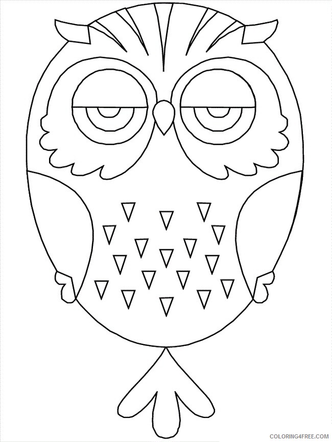 A Picture of an Owl Printable Sheets Owl page 2021 a 0510 Coloring4free