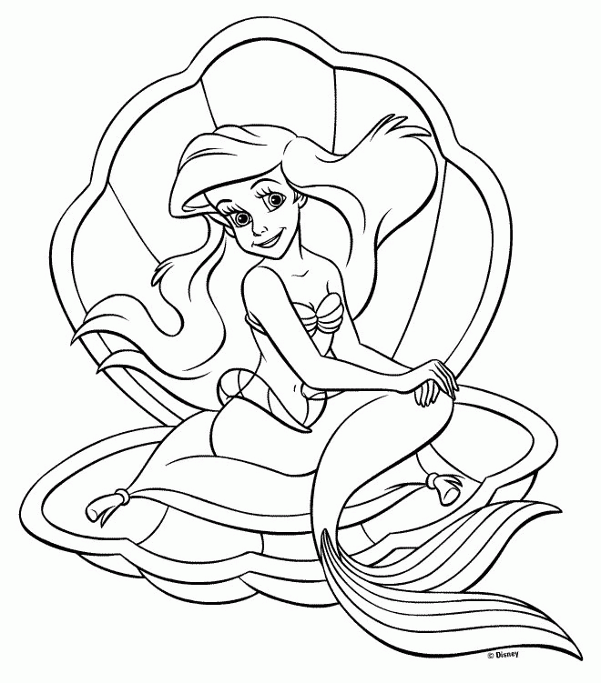 A Picture of ariel Printable Sheets Ariel Pages 2021 a 0524 Coloring4free