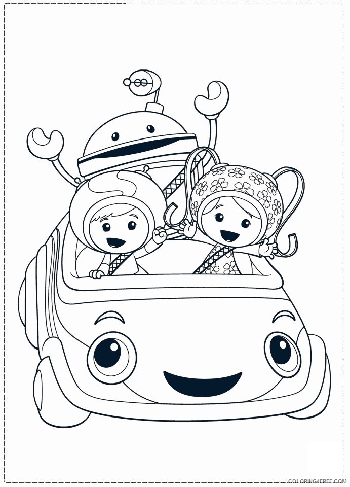 A Team Coloring Pages Printable Sheets Team Umizoomi Colouring page 2021 a 0702 Coloring4free