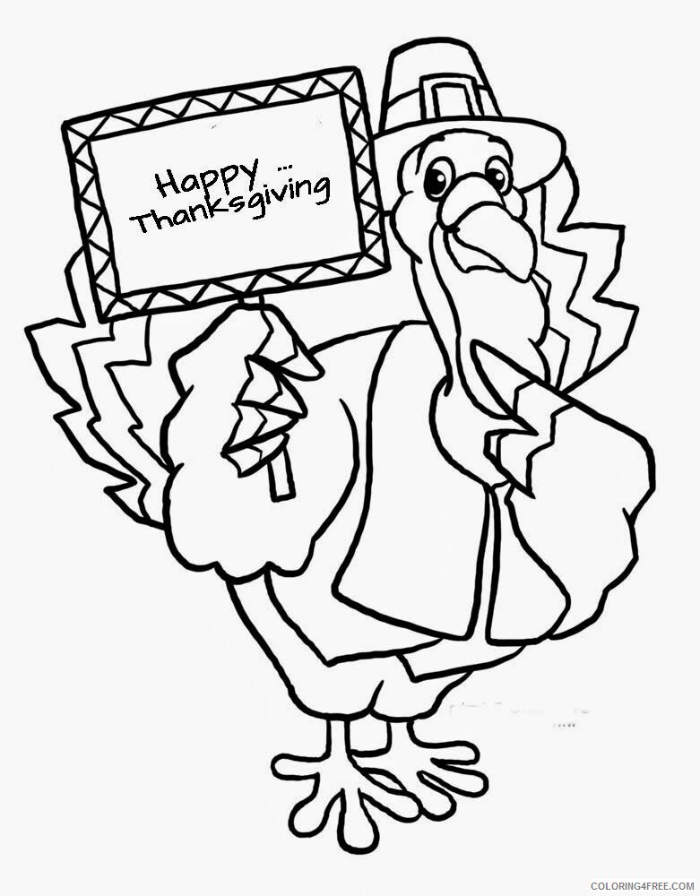 A Turkey For Thanksgiving Book Printable Sheets Cute Turkey for 2021 a 0708 Coloring4free