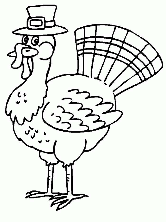 A Turkey For Thanksgiving Book Printable Sheets Page Of A Turkey 2021 a 0707 Coloring4free