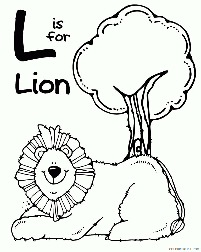 A z Coloring Pages Printable Sheets We Love Being Moms A 2021 a 4395 Coloring4free
