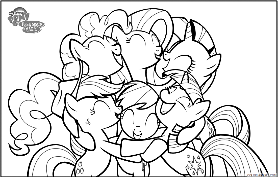A4 Size Coloring Pages Printable Sheets My Little Pony Pages 2021 a 0737 Coloring4free