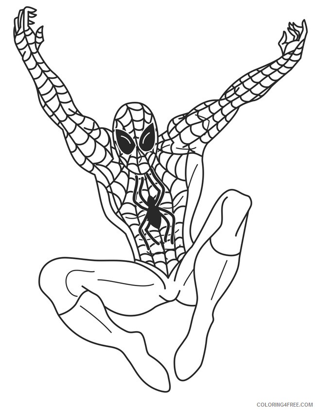 A4 Size Coloring Pages Printable Sheets Spiderman jpg 2021 a 0739 Coloring4free