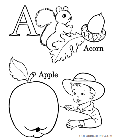 ABCD Coloring Pages Printable Sheets Alphabet ABC sheets 2021 a 1060 Coloring4free