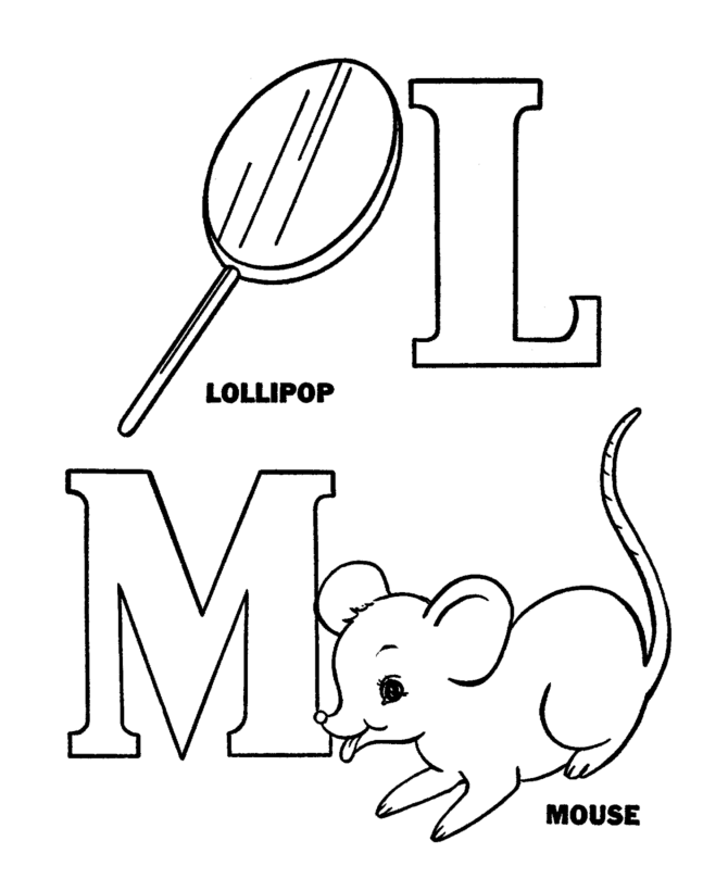 ABCD Coloring Pages Printable Sheets Free Alphabet Letters To Color 2021 a 1062 Coloring4free