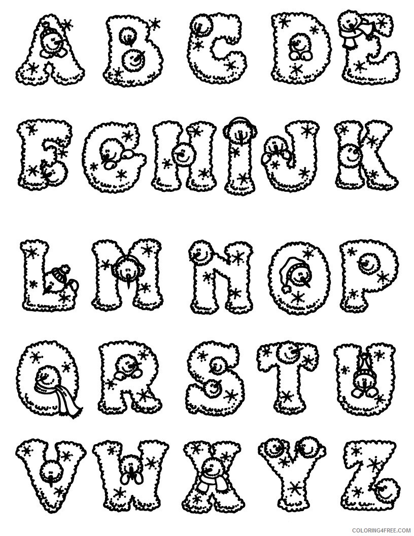 ABCD Coloring Pages Printable Sheets Free Printable Abc Pages 2021 a 1066 Coloring4free